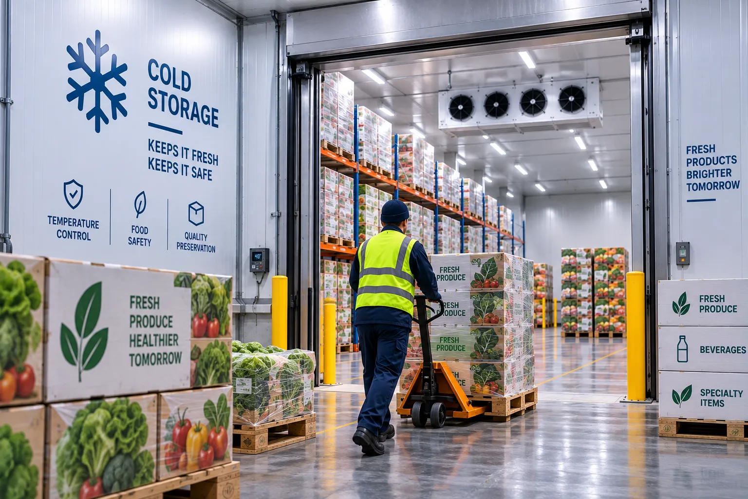 Temperature-controlled refrigerated storage for beverages and juices