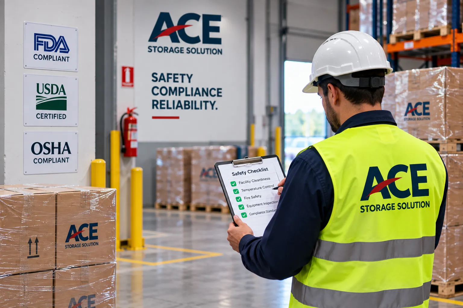 FDA and USDA certified warehouse for safe inventory storage