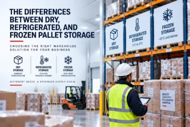 Dry, refrigerated, and frozen pallet storage options